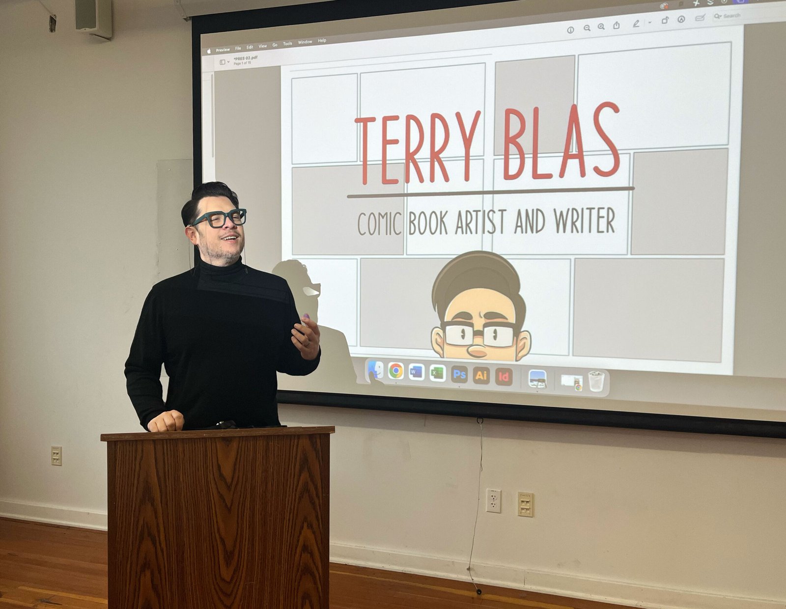 Terry Blas speaking